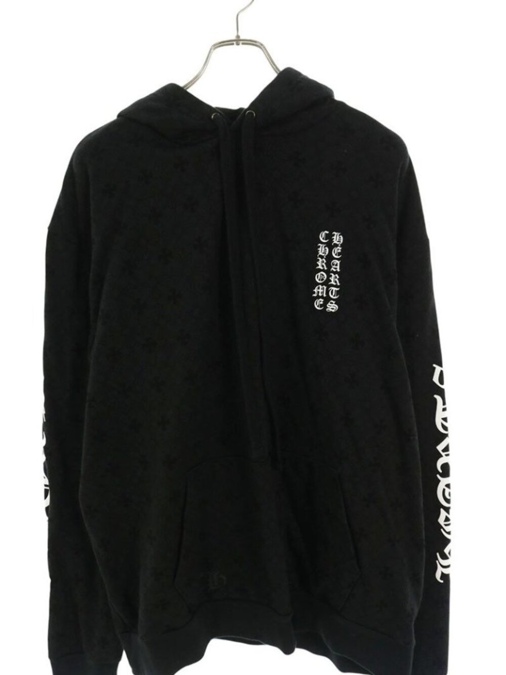 Chrome Hearts Sweatshirt Plvr CH Plus All Over Print Back Horseshoe Hoodie XL